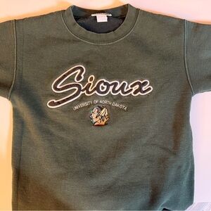 Green University of North Dakota Sioux Sweatshirt